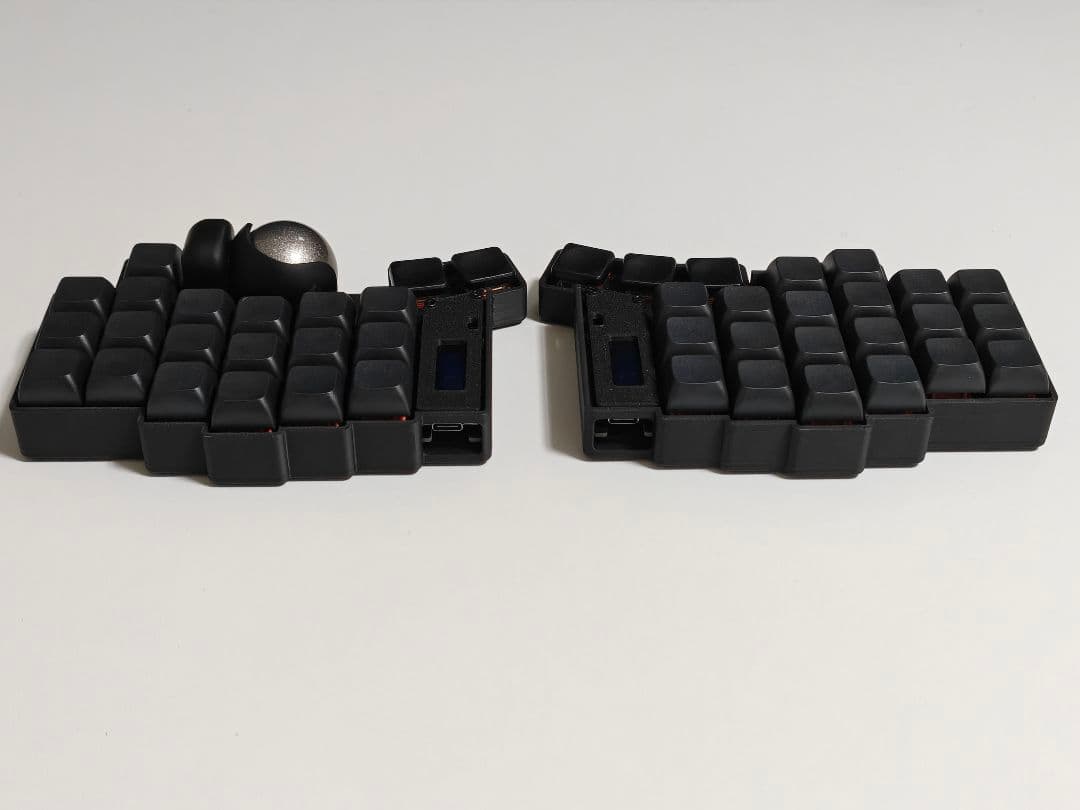 keyball44 完成品 自作キーボード 左右分割 ブラック