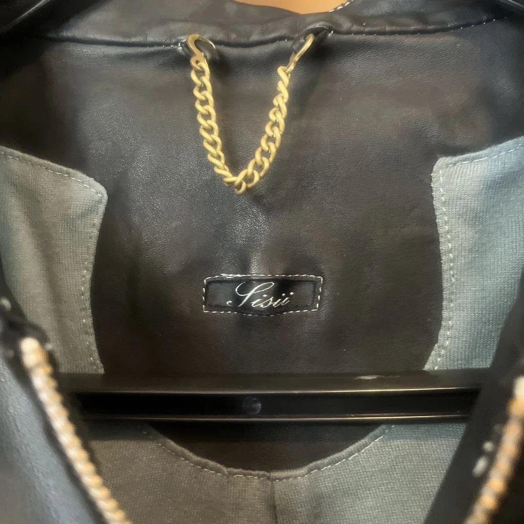 sisii ブラックレザージャケット