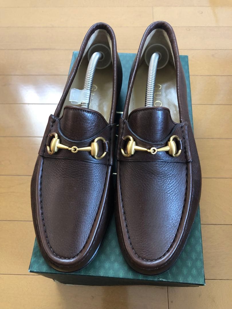 g*t様 GUCCI ブラウン モカシン 10