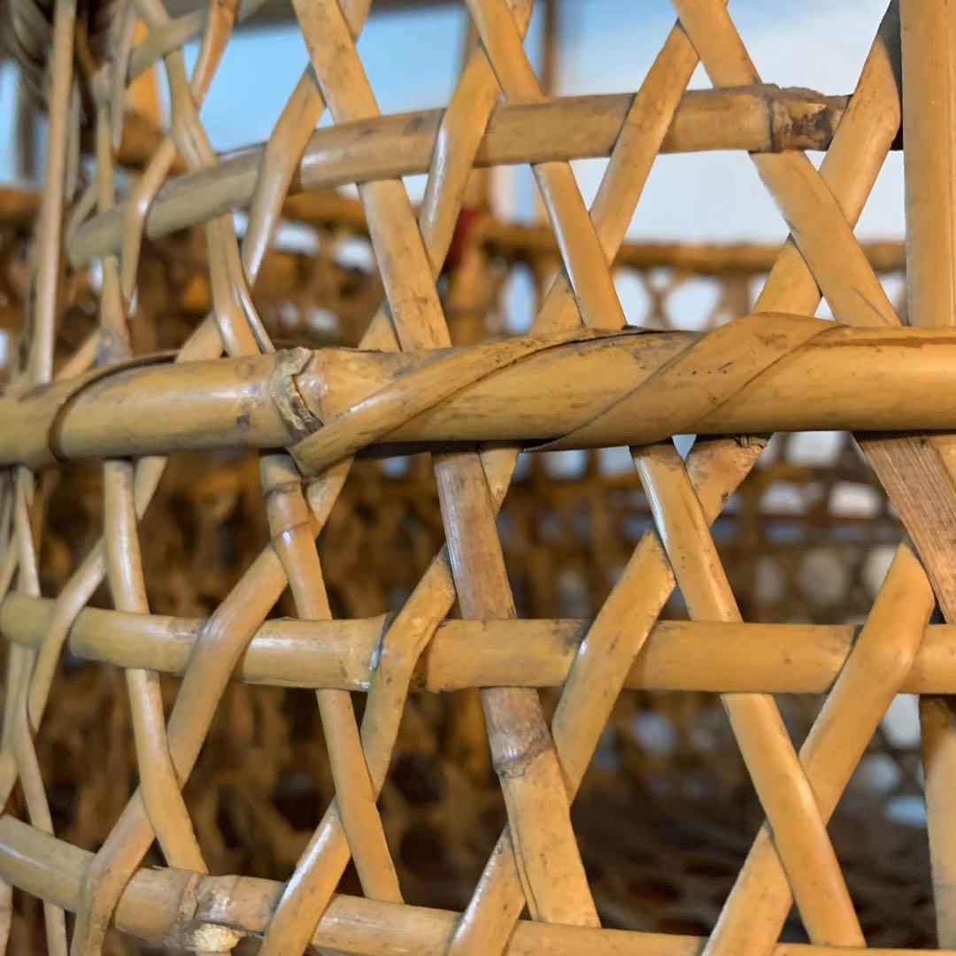 りんごかご 林檎籠 竹細工 竹編み