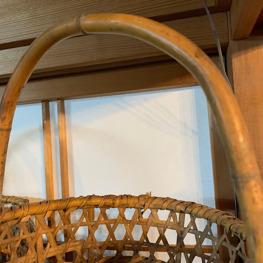 りんごかご 林檎籠 竹細工 竹編み