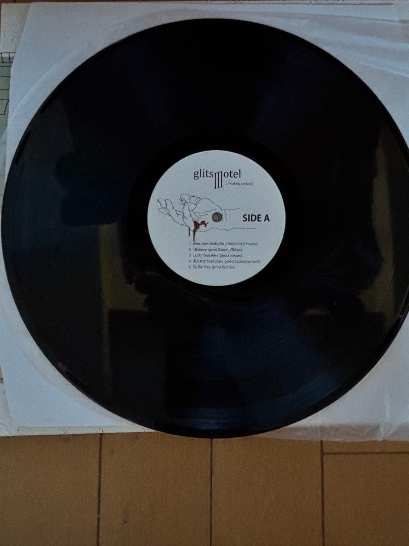 glitsmotel LP HANG×唾奇　レコード