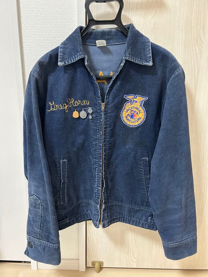 FFA ジャケット ネイビー コーデュロイ