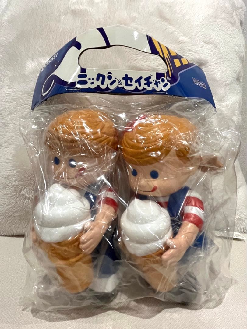 【未使用】ニックン&セイチャン 非売品 キャラクター缶 nissei 貯金箱