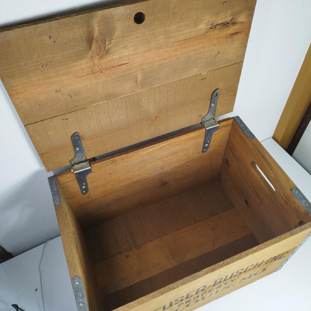 Budweiser バドワイザー 木箱 アンハイザーブッシュ ビンテー II7S