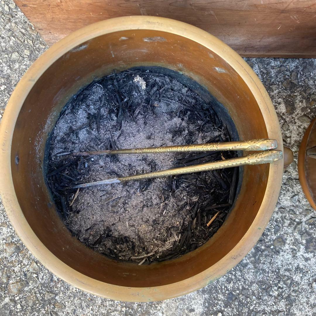 仙徳火鉢　火箸　セット