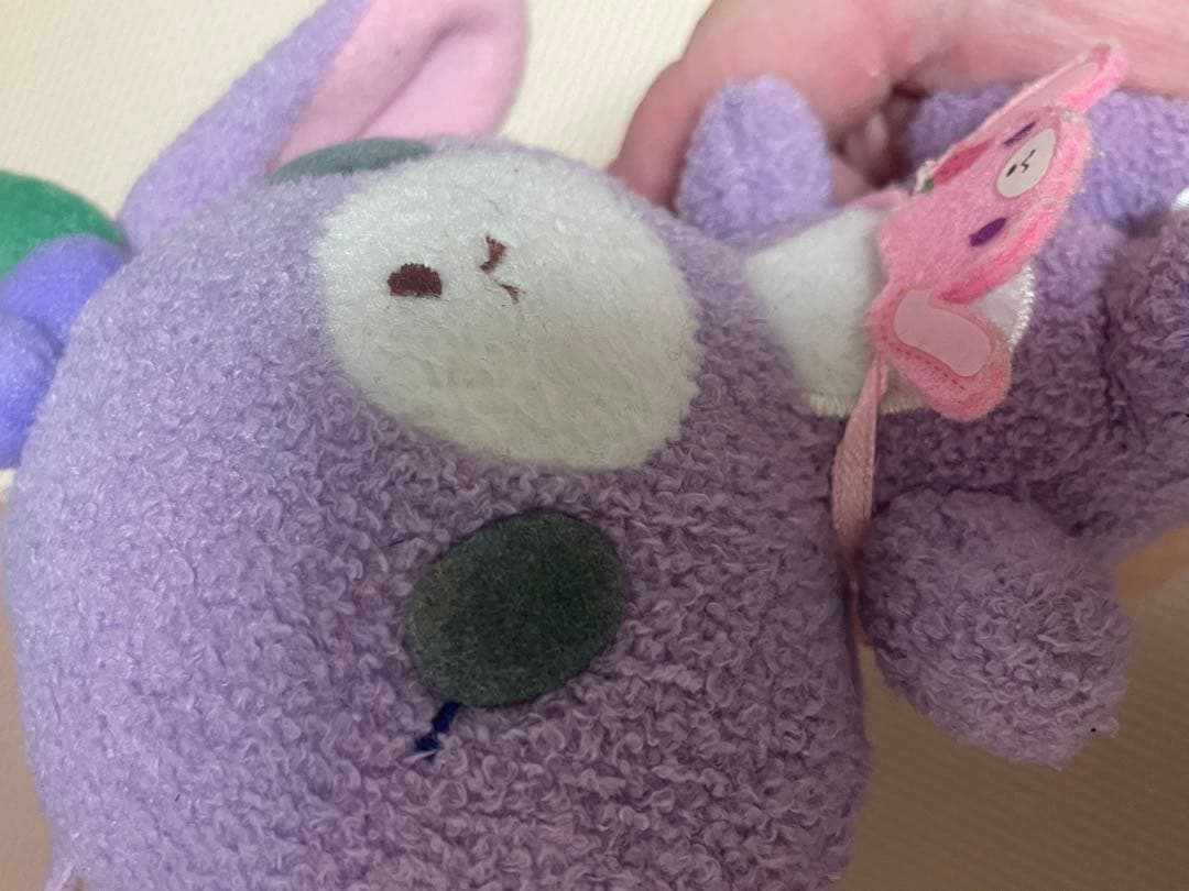 ブルーベリーうさ ぬいぐるみ