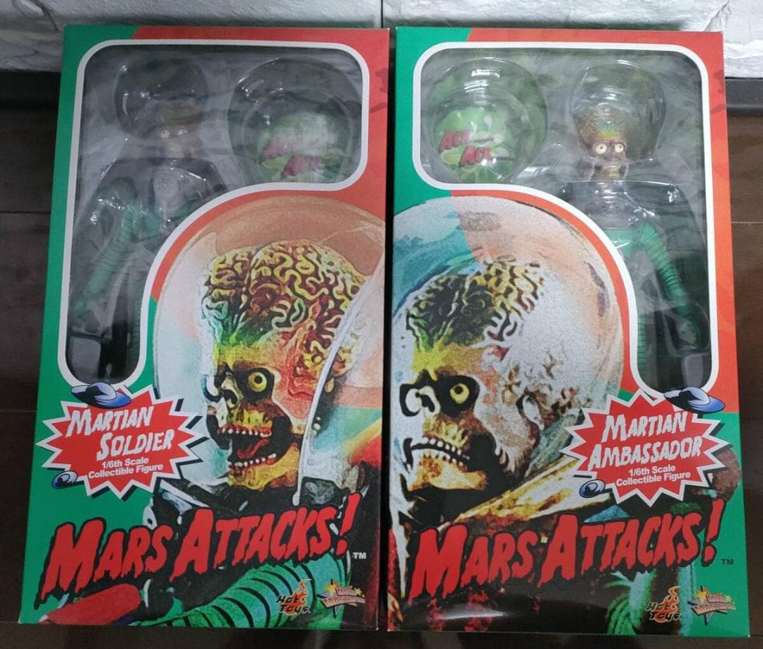 ムービー・マスターピース マーズ・アタック! フィギュア 火星人兵士+火星人大使