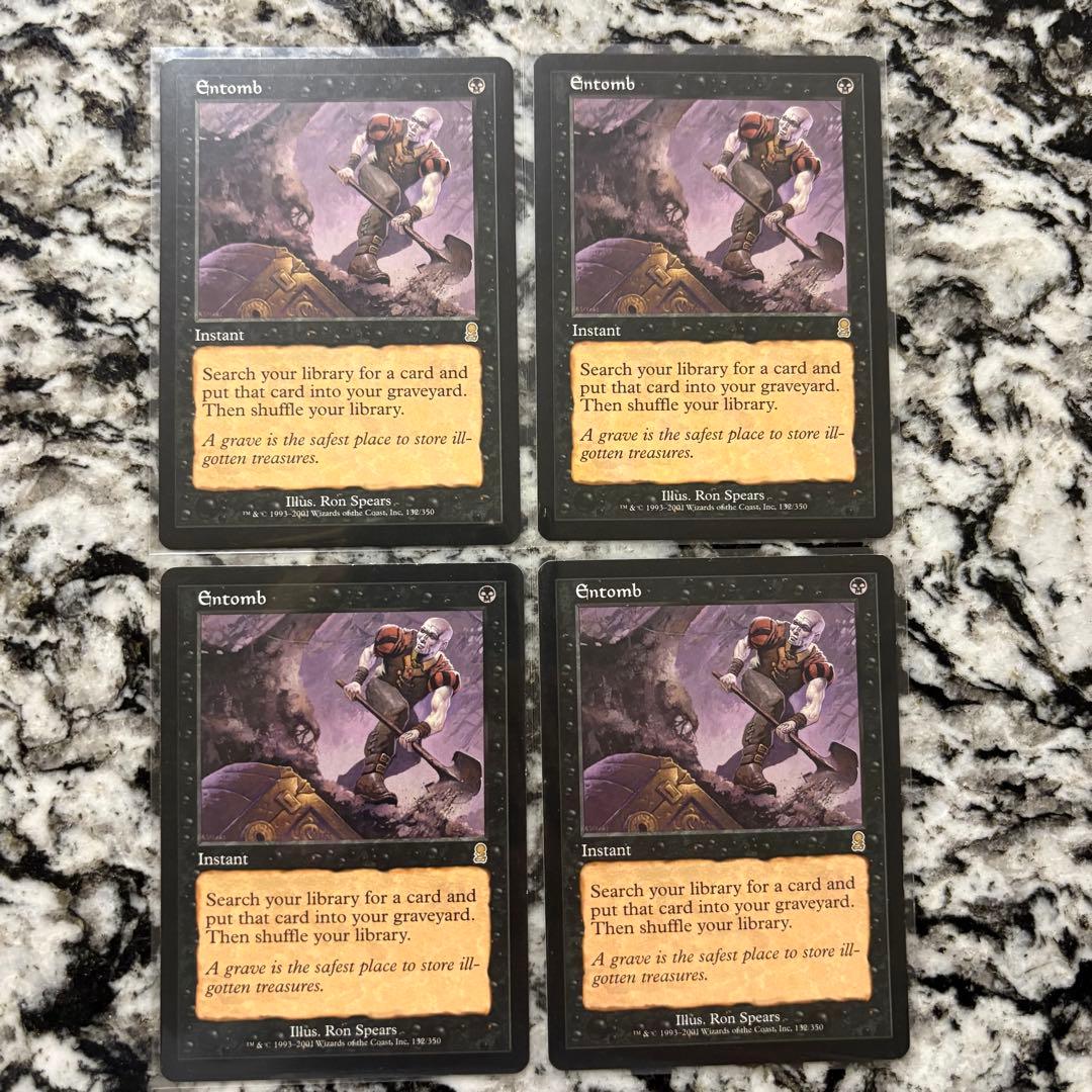 納墓 英語版 初版 ODY オデッセイ 4枚セット mtg