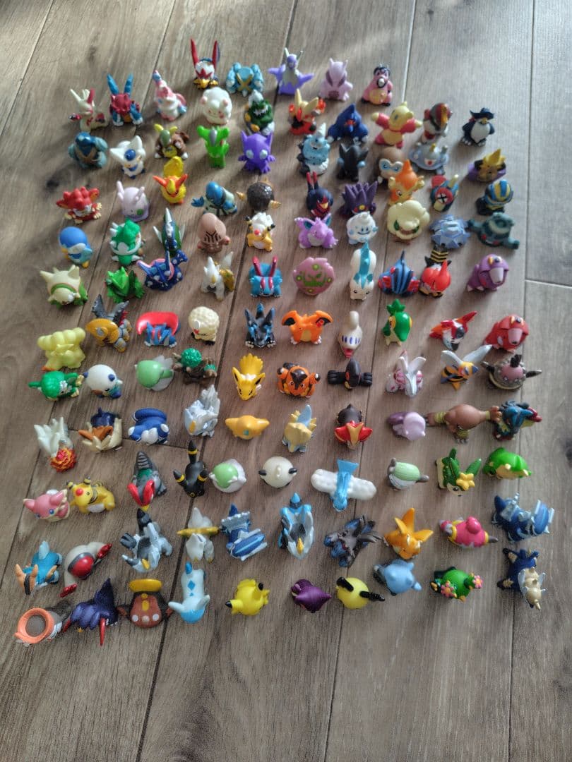 ポケモンキッズ指人形 初期廃盤レアまとめ売り 105体セット