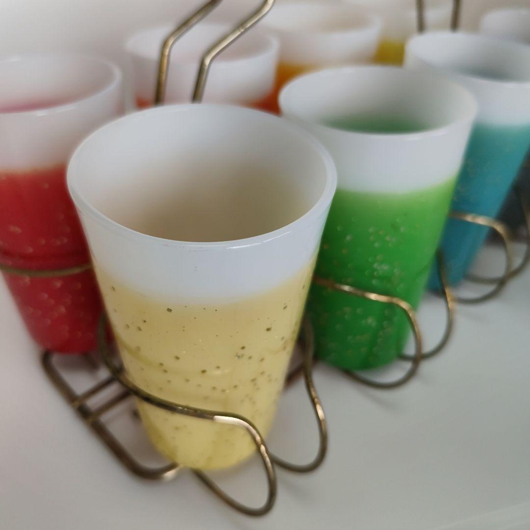 ファイヤーキング タンブラー 8個 グリッター ラメ ラバー グラマライト