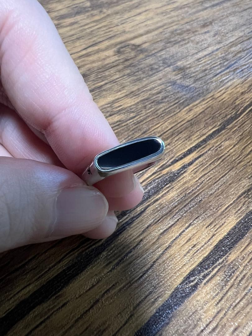 アクセサリー TOM WOOD Mario Ring Onyx g48