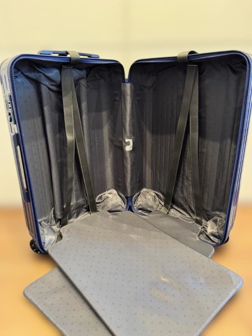 リモワ RIMOWA エッセンシャル 60L チェックインM 青 スーツケース