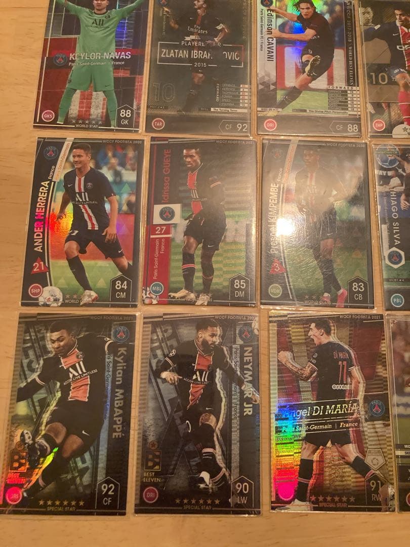 wccf footista PSG 24枚カードセット