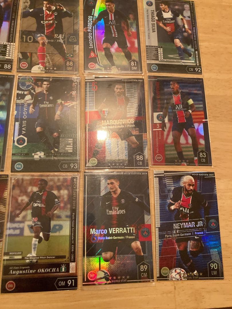 wccf footista PSG 24枚カードセット