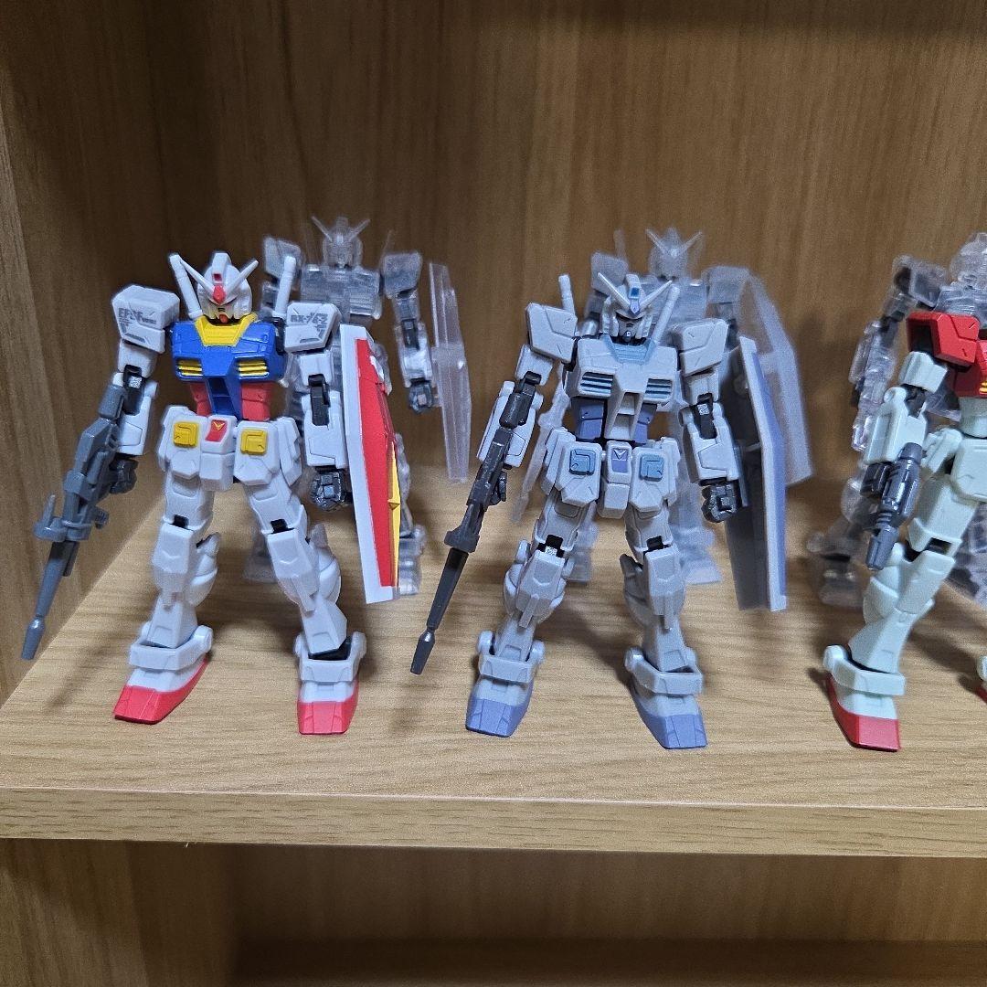 カプセルアクションガンダム　カラーVer. クリアVer. 全14種セット