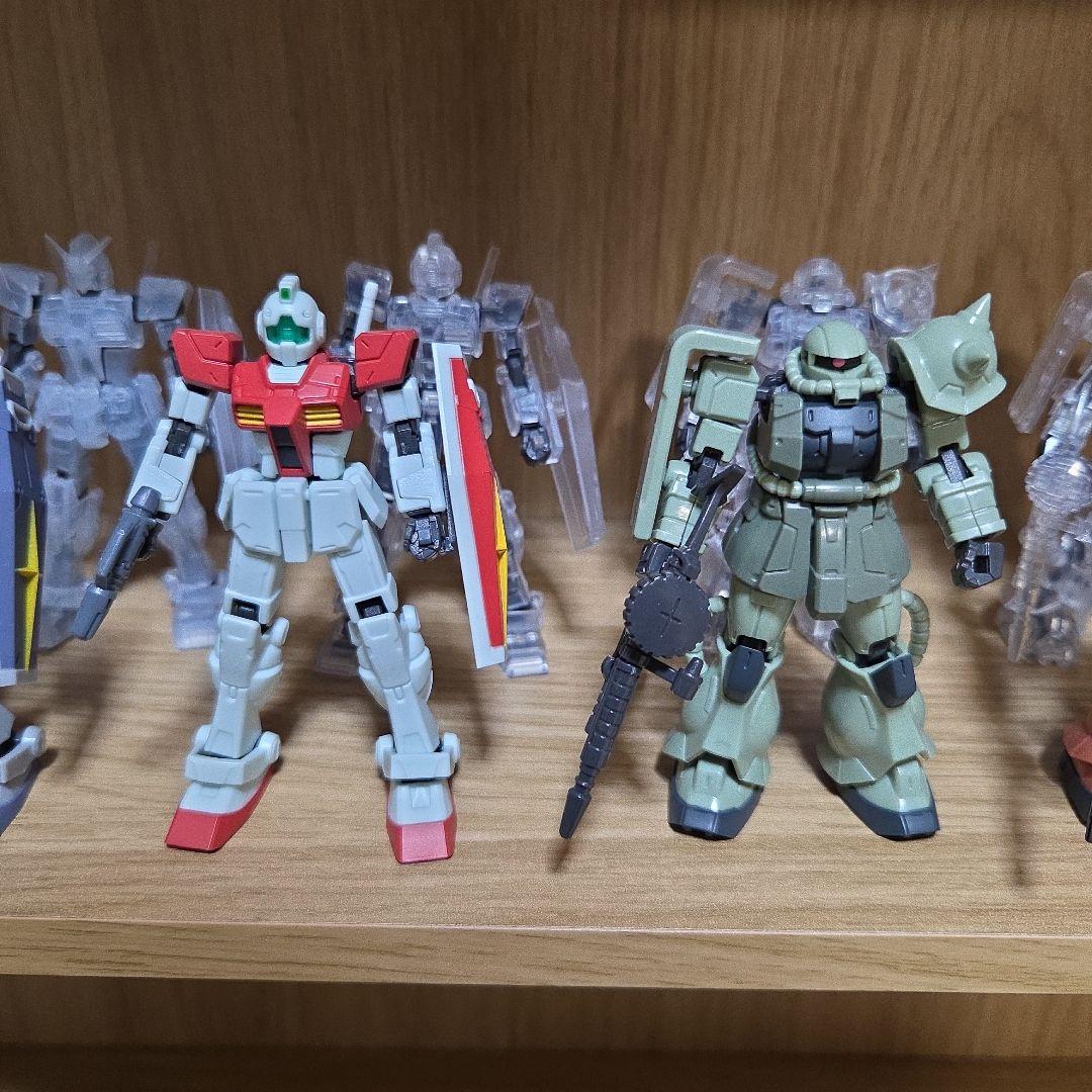カプセルアクションガンダム　カラーVer. クリアVer. 全14種セット
