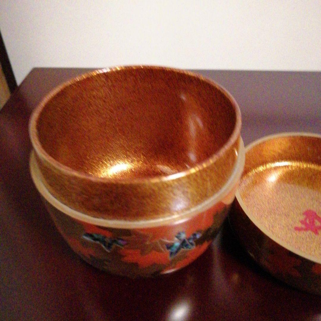 荒井正春　紅葉蒔絵棗