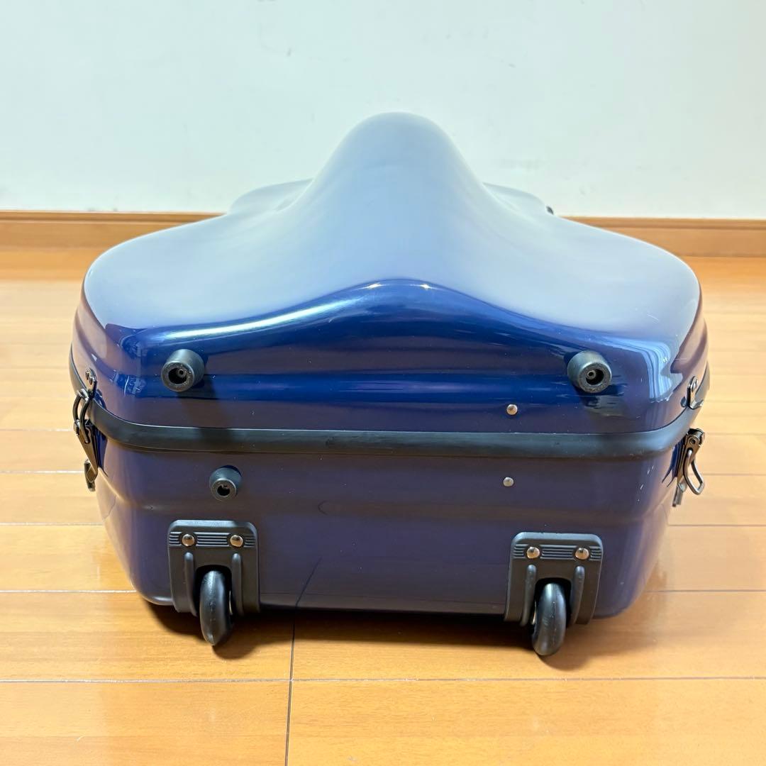 【美品・送料込み】キャスター付き チェロ用 ハードケース ブルー