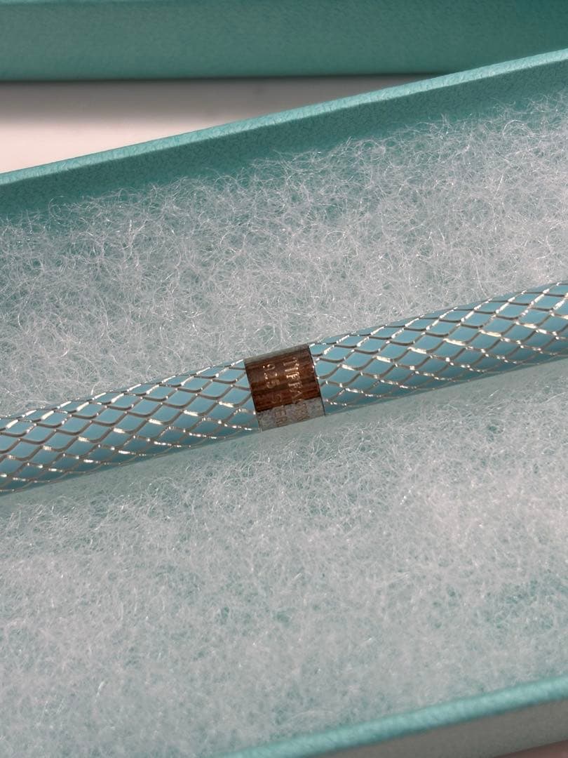 希少 Tiffany & Co. ダイヤモンドパースペン 紙袋付き ボールペン