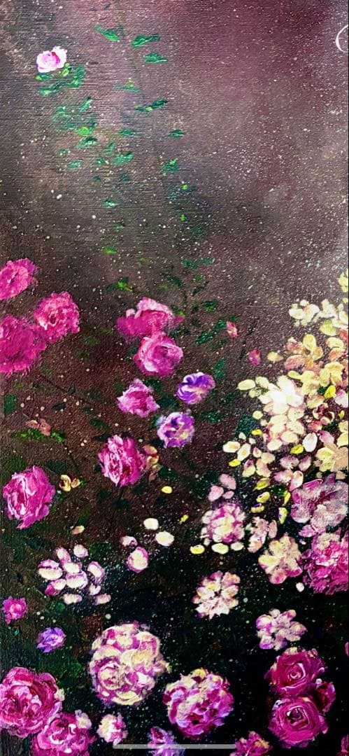 アクリル画 キャンバスF8号サイズ原画 絵画 抽象画