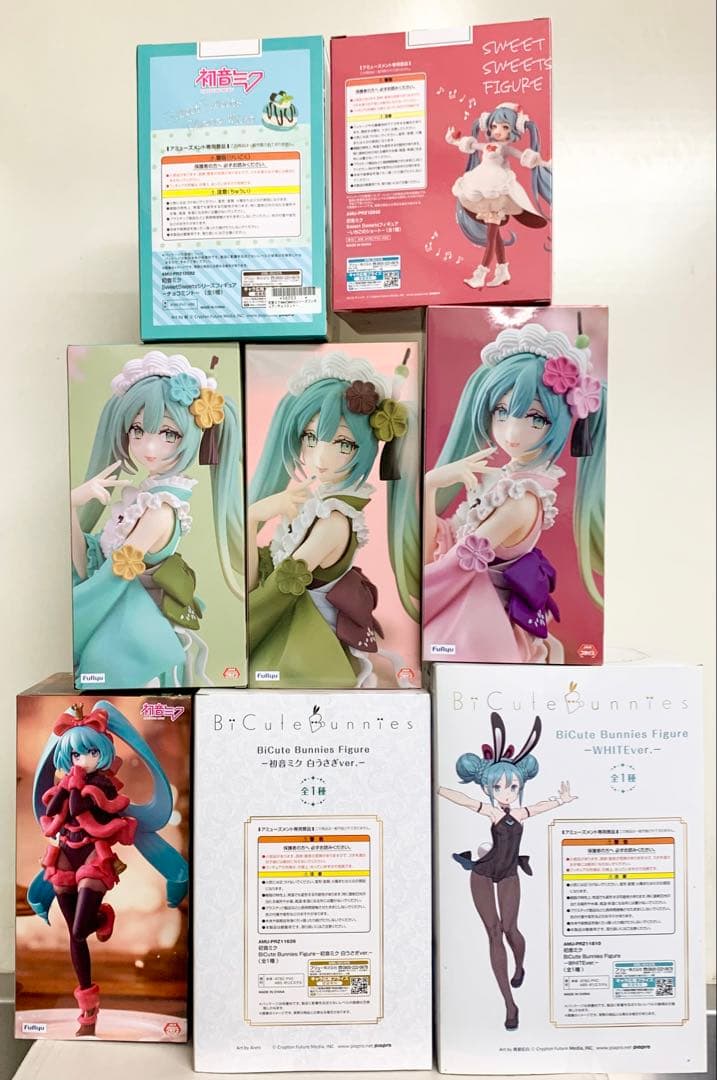 【25点】初音ミク フィギュア 25体セット【まとめ売り】タイトーセガフリュー