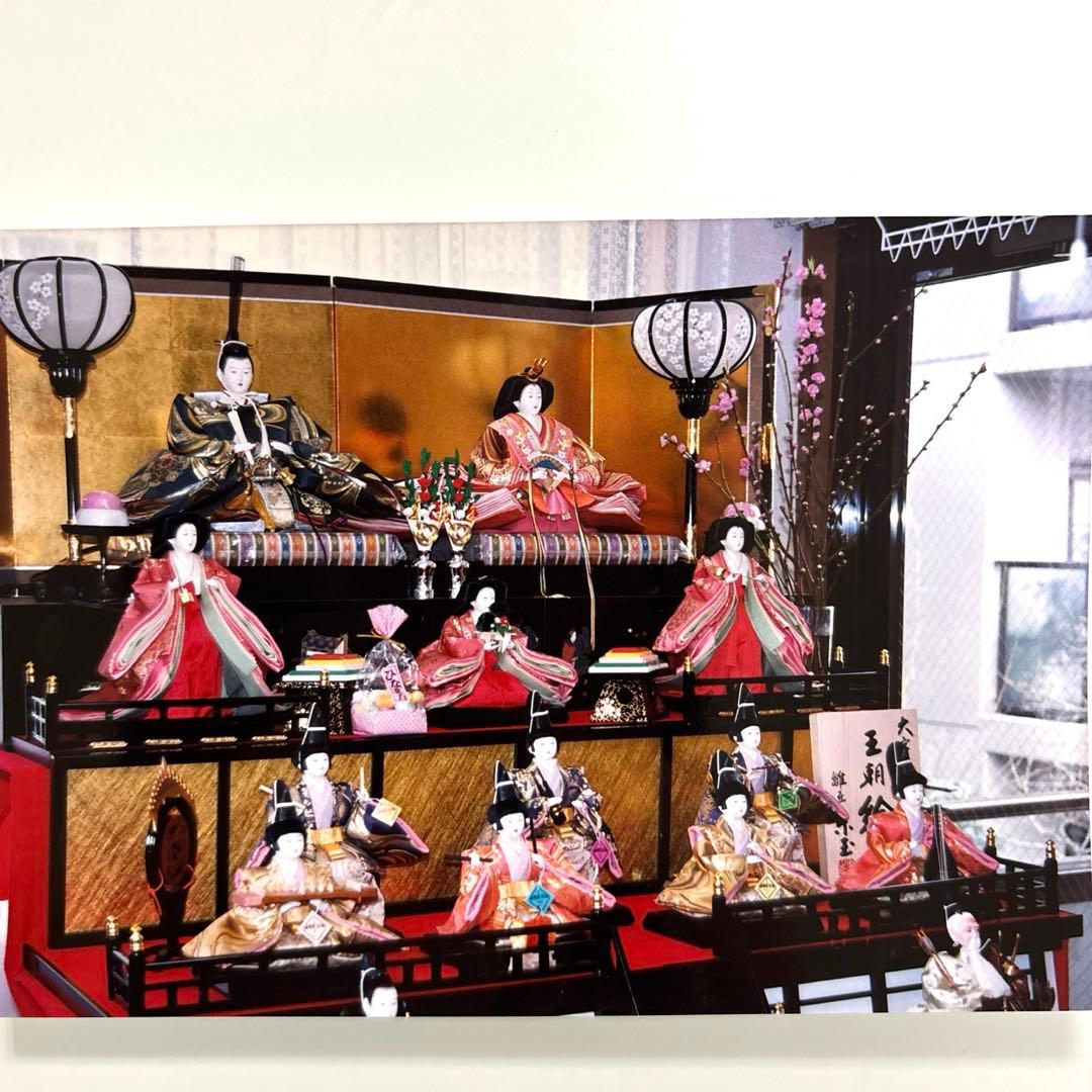 【まこちゃんさん専用】東玉作 「王朝絵巻」 大宮人飾り 七段飾り 内閣総理大臣賞