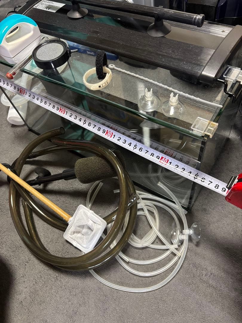 【美品　ガラス水槽セット】