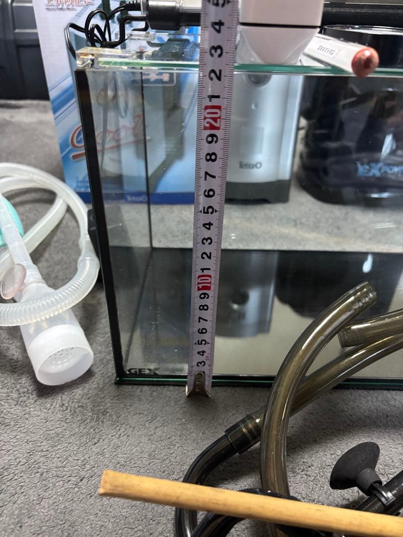 【美品　ガラス水槽セット】