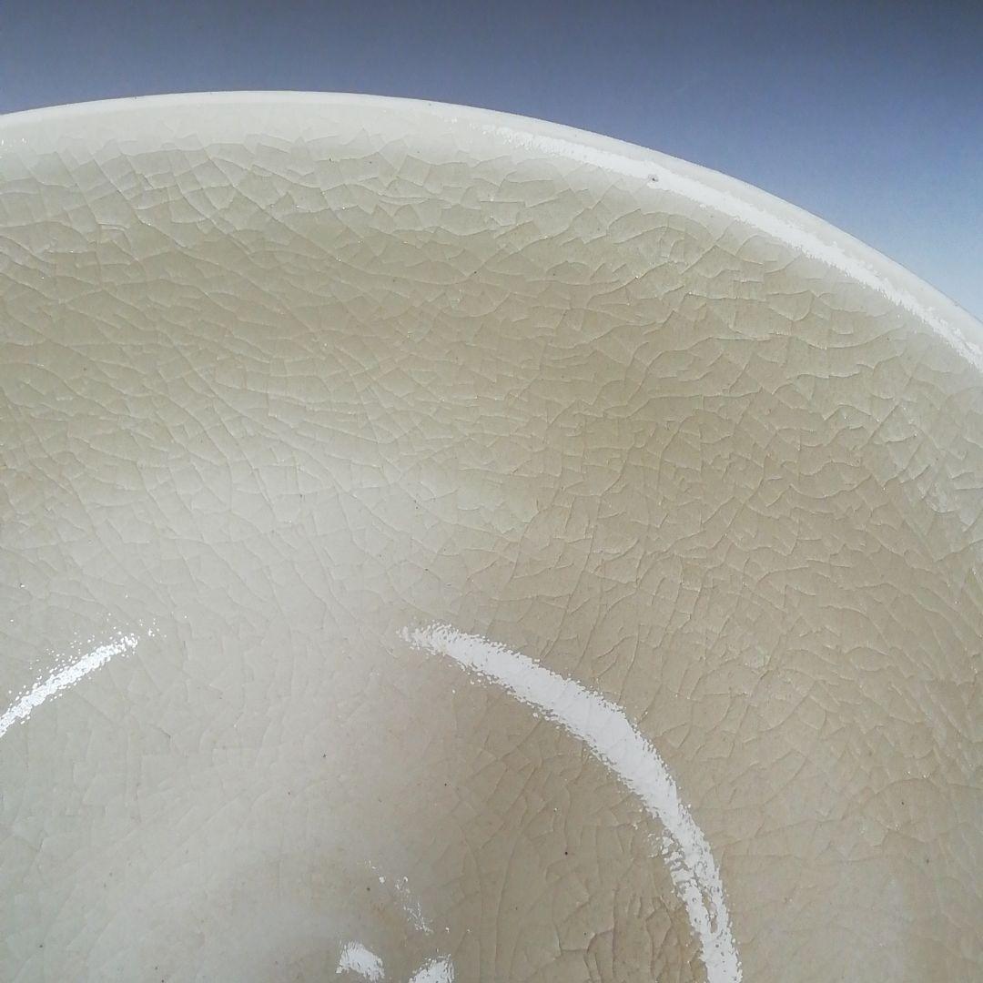 Ｔ７３４　茶碗　『薩摩焼』『割紋様四君子』『玉陶山　幹山 画　与次郎 作』　共箱