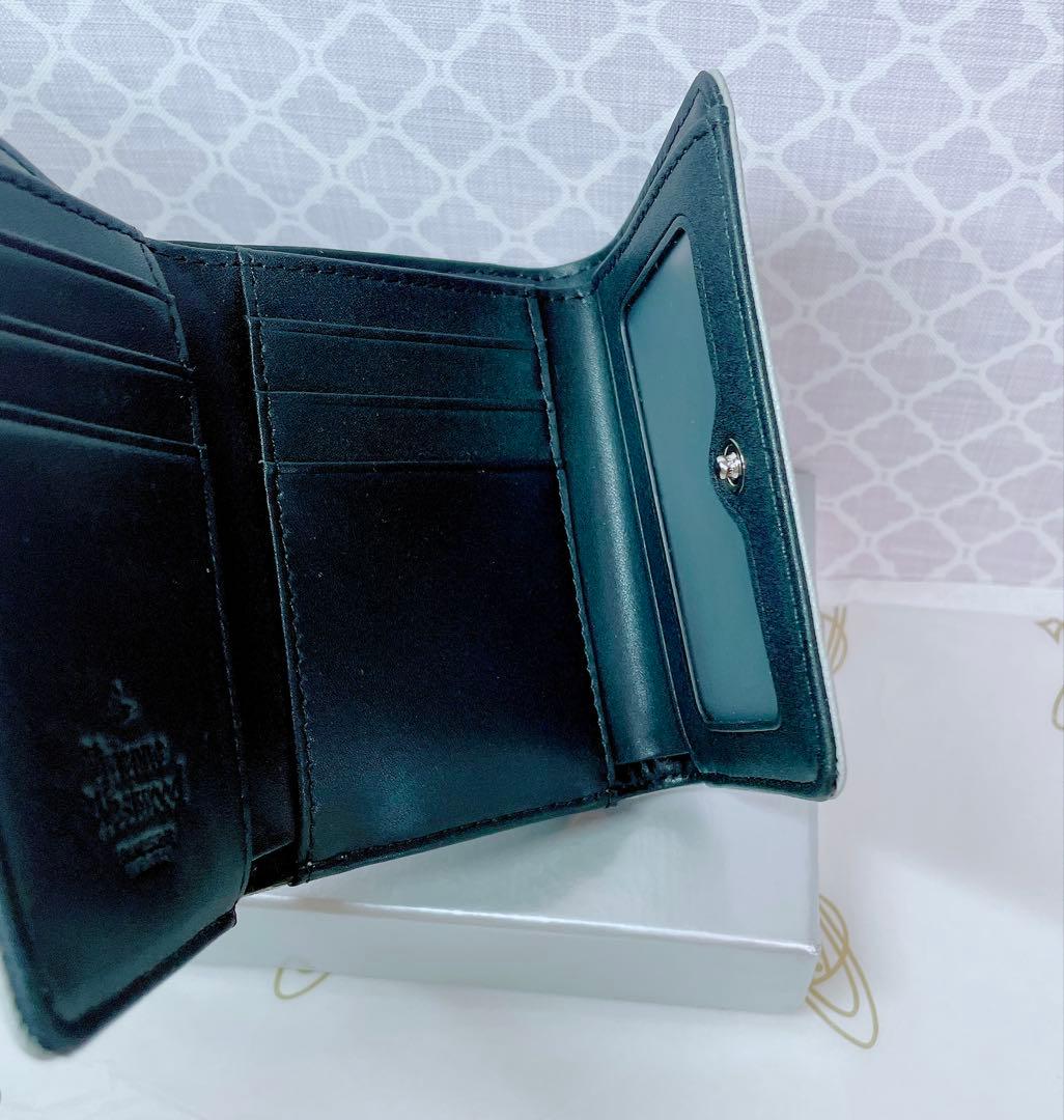 【ショッパー付☆新品】ヴィヴィアン・ウエストウッド 二つ折り財布 グレー