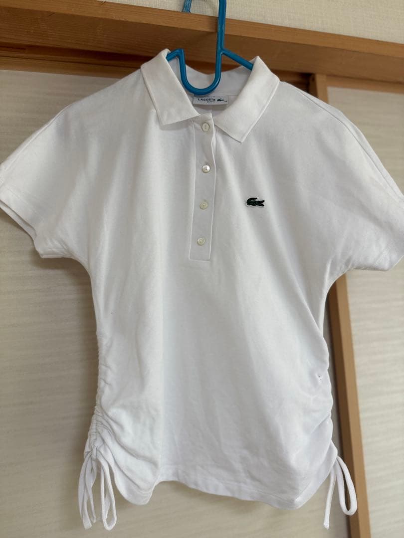 LACOSTE ラコステ キモノスリーブポロシャツ 半袖 34-Sサイズ