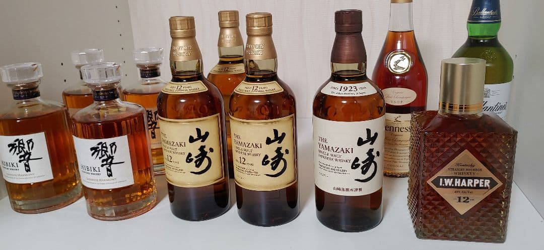 未開封 響JH 山崎 12年 バランタイン 17年 ハーパー ヘネシー vsop