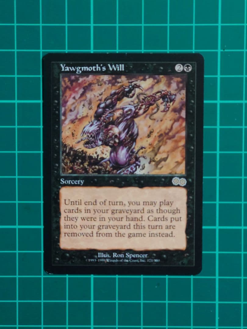 ヨーグモスの意志/Yawgmoth's Will [USG] 黒R（英）