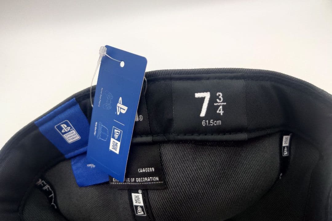 NEWERA X PlayStation ダークグレー キャップ 7 3/4