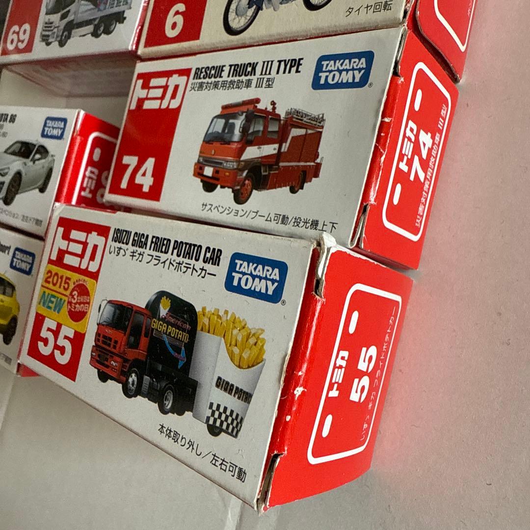 トミカ 新品・使用品混在 まとめ売り 12台 除雪車 白バイ カブ 救急