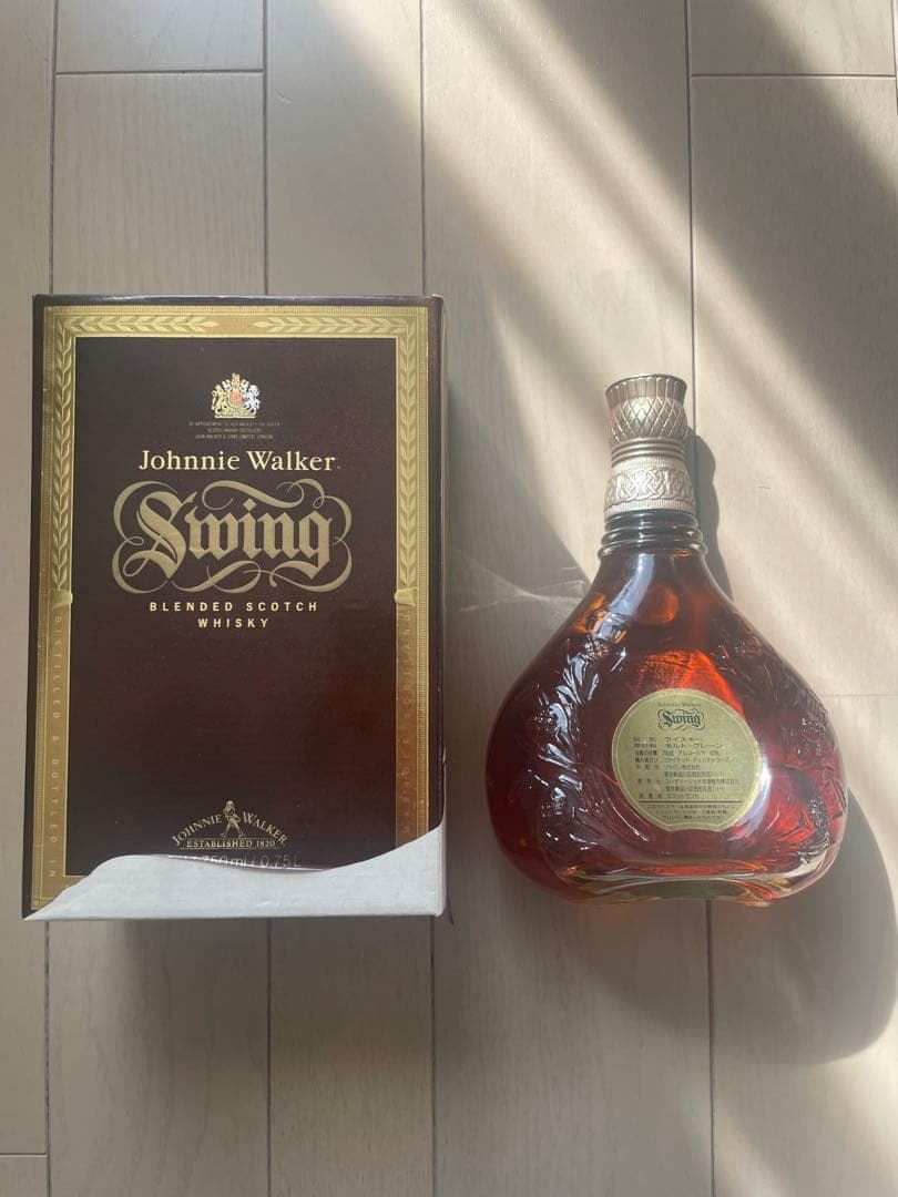 オールドパー12年& ジョニーウォーカースウィング & シーバスリーガル12年