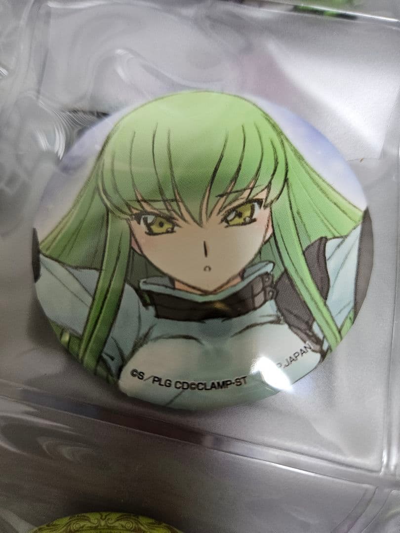コードギアス　推しキャラ缶バッジ　C.C.　未使用　6つセット