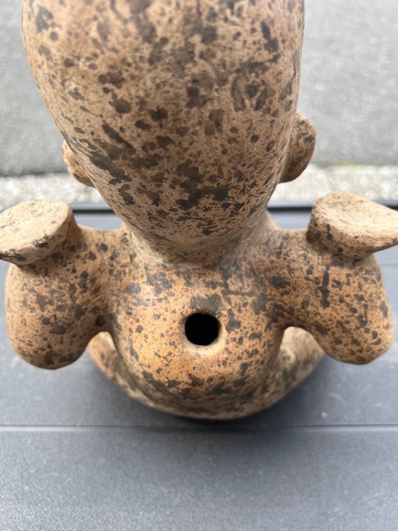 子供 陶器 焼物 土器 土偶 燭台メキシコ 置物 オブジェ インテリア 三越