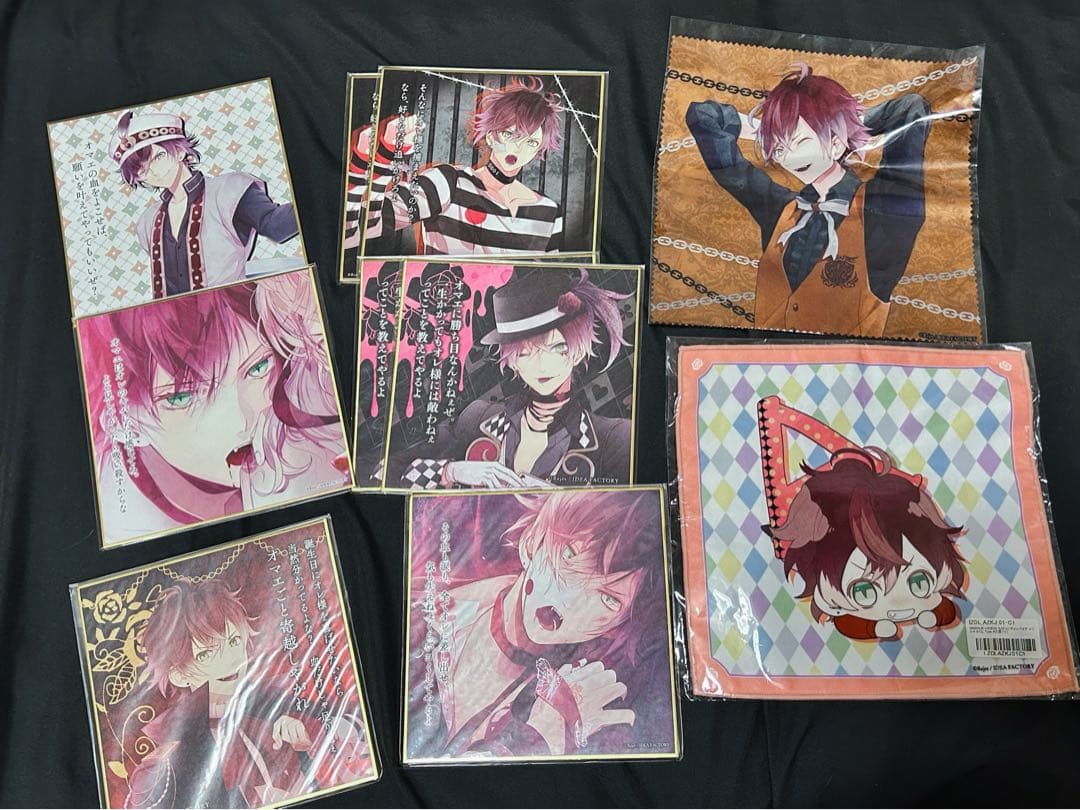 DIABOLIKLOVERS 逆巻アヤト 推し缶バッジ，デスパレードリングセット