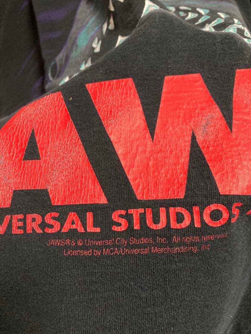 90’s JAWS universal studios ジョーズ Tシャツ XL