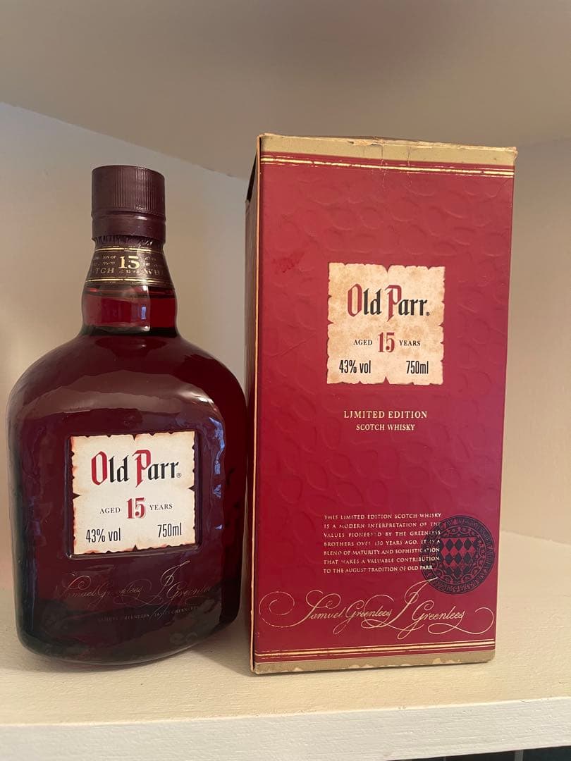 Old Parr 1871 15年 限定版ウイスキー 750ml３本セット