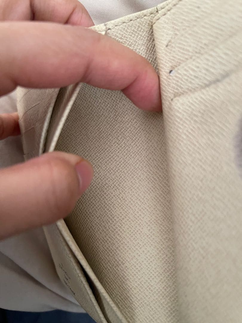 Louis Vuitton ダミエ・エベヌ 二つ折り財布