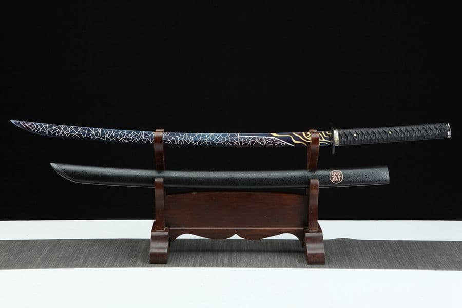魔刀千刃（曲げ金）武具　刀装具　日本刀　模造刀   居合刀