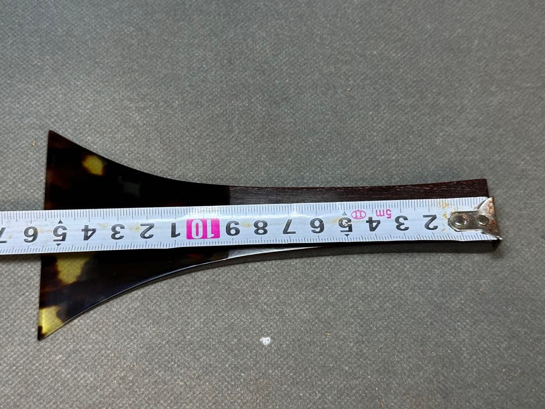 希少品　津軽三味線　撥バチ　鼈甲撥天然素材　和楽器　民謡　アンティーク細密細工