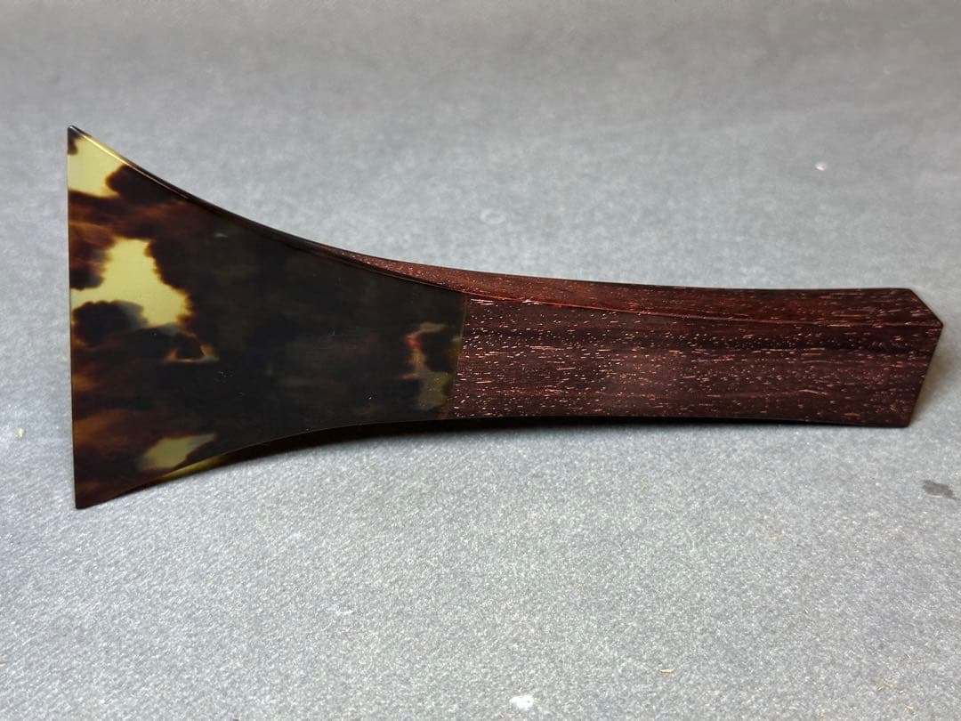 希少品　津軽三味線　撥バチ　鼈甲撥天然素材　和楽器　民謡　アンティーク細密細工