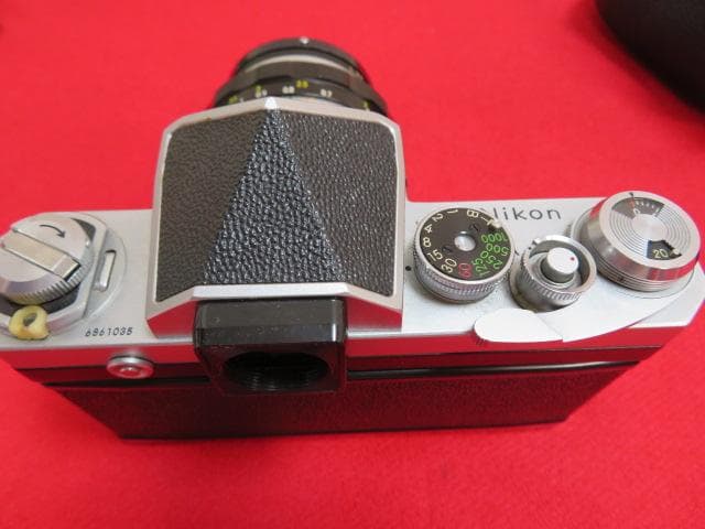 田*中様 【RR1636/6】Nikon F　フィルム一眼レフカメラ　ケース付き