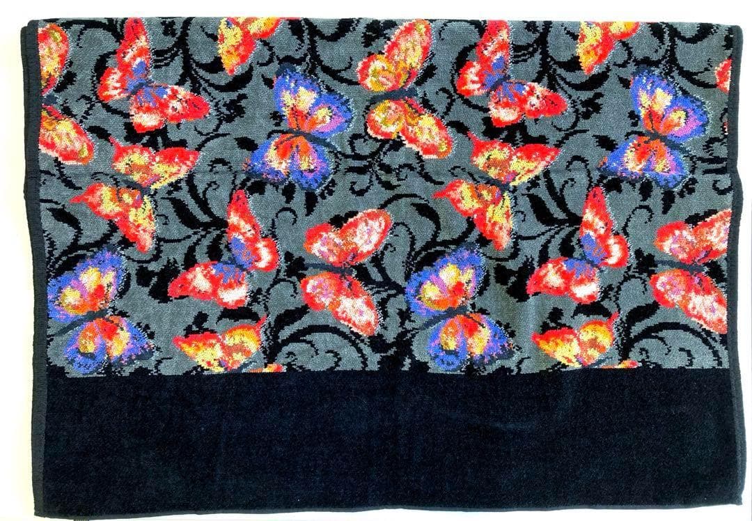 フェイラー バスタオル ビーチタオル パピヨン 75×150 蝶 袋付き