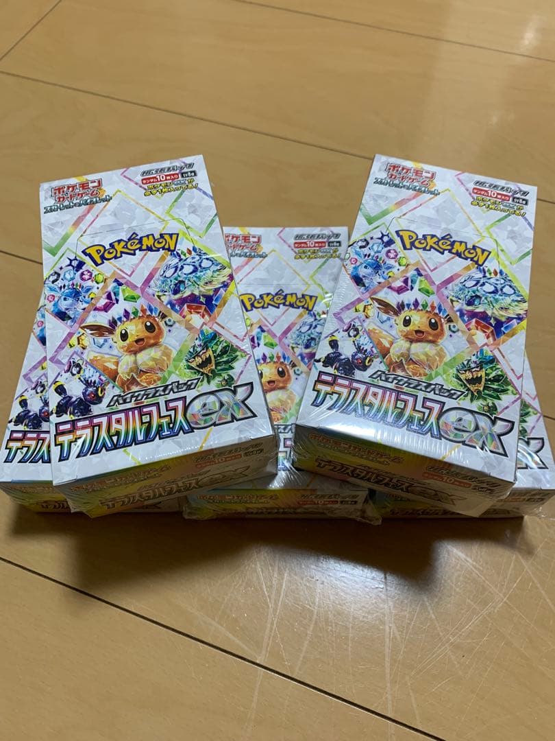 ポケモンカードゲーム テラスタルフェスex ５BOX シュリンク付き 未開封