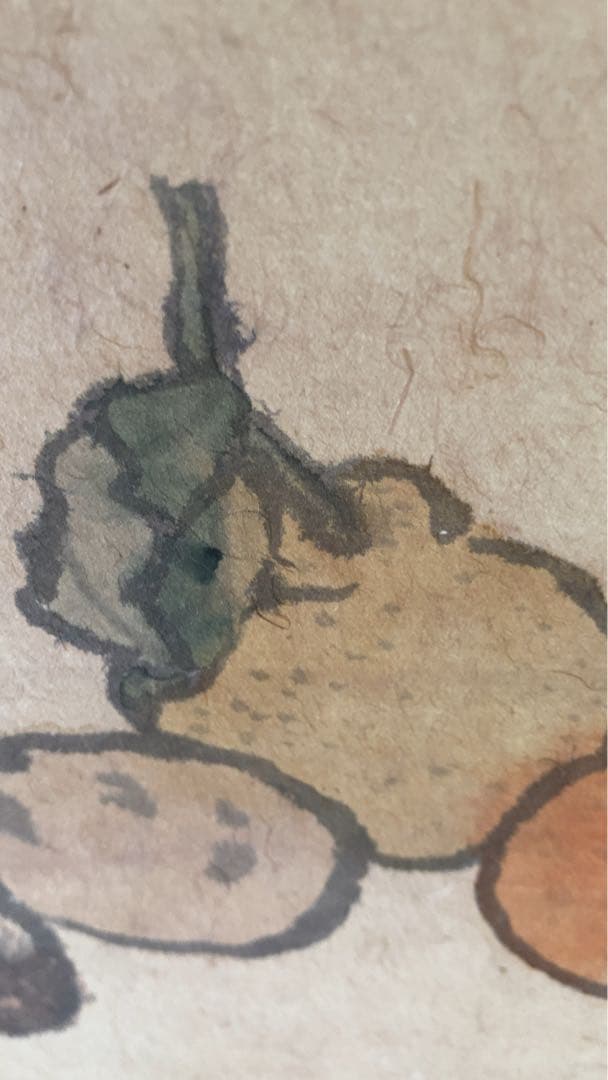 武者小路実篤　掛軸　肉筆